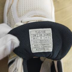 △ 未使用品 asics アシックス ランニングシューズ 運動靴 靴 26.0cm TJG16E 経年劣化によるシミあり 現状渡しの画像