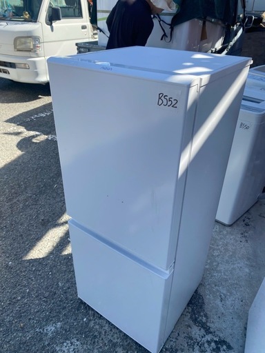 NO B552?福岡市内配送設置無料✨?AQR-13E8 126L 2ドア 冷凍冷蔵庫 ホワイト　2022年