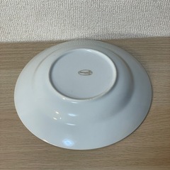 マルミツ 花柄陶器皿4枚セット 直径約24cmの画像