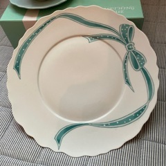新品　大皿とコーヒーカップ2脚セット