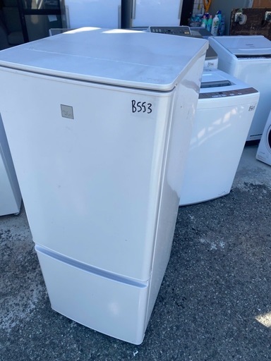NO B553?福岡市内配送設置無料✨?三菱 146L 2ドアノンフロン冷蔵庫 keyword キーワードホワイト MR-P15EF-