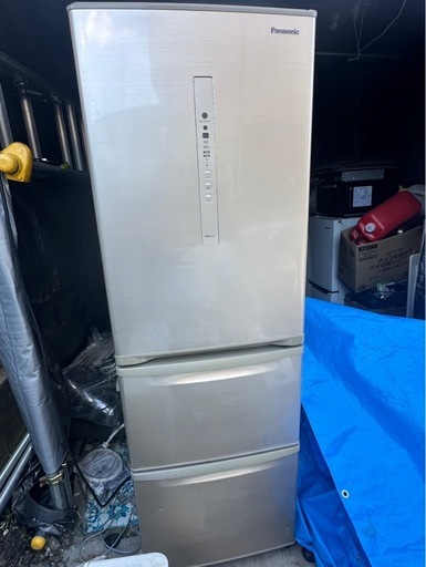 2019年製　パナソニック　365L 3ドア冷蔵庫　NR-C370C-N