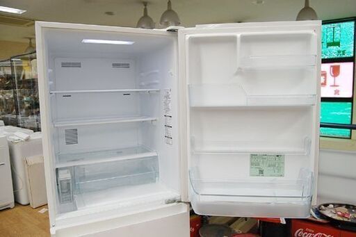冷蔵庫 335L 2020年製 3ドア Panasonic NR-C341GC スノーホワイト 動作確認済み 300Lクラス 三百Lク