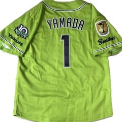 美品、東京ヤクルトスワローズ　山田哲人　燕パワー　ユニフォーム　M チャンピオンの画像