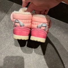 12.5cm  女の子ベビー スノーブーツの画像