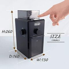 De'Longhi デロンギ製コンビコーヒーメーカー＆同うす式コーヒー豆グラインダー+の画像