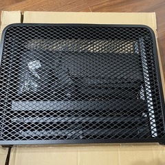 キャンプテーブル アウトドア メッシュ 高さ2段階調整可 折りたたみ式 収納袋付の画像