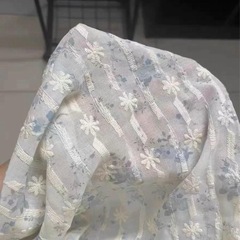 ゆったり森ガール風夏用花柄ワンピースの画像