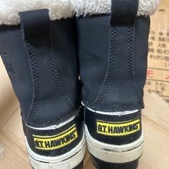 GT HAWKINS キッズ ウィンターブーツ 17cm ブラック 裏ボアの画像