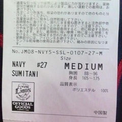 新品タグ付　埼玉西武ライオンズ　炭谷銀仁朗ユニフォームMの画像