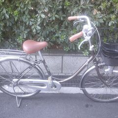 整備済み中古自転車　24インチ　税別￥11.800-　ブリヂストン　L型軽快車　ブラウン1001の画像