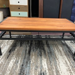 流行りのアイアン脚のセンターテーブル（未使用品）の画像