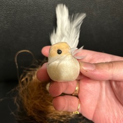 鳥の置物　使い方次第ではガーデンピックにもの画像