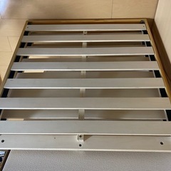 ニトリ　フレームすのこベッドの画像
