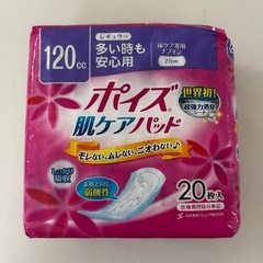 ポイズ 肌ケアパッド レギュラー 多い時も安心用 20枚入 7個+αセットの画像