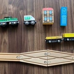 木製レール　　電車　おもちゃ　③の画像