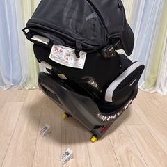 Aprica アップリカ フラディアプラス シルバーブラック 新生児～ チャイルドシートの画像