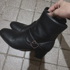 ショートブーツ レザー調 レディース 秋冬♡の画像