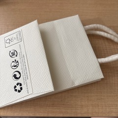 Swarovski ショッパー 小型 ホワイトの画像