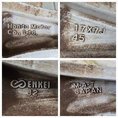 【中古品】ホンダ ジェイド 純正17インチホイール ＋ トーヨータイヤ 215/50R17付き 1本 TOYO SD-7　215/50-17　FR4 FR5の画像