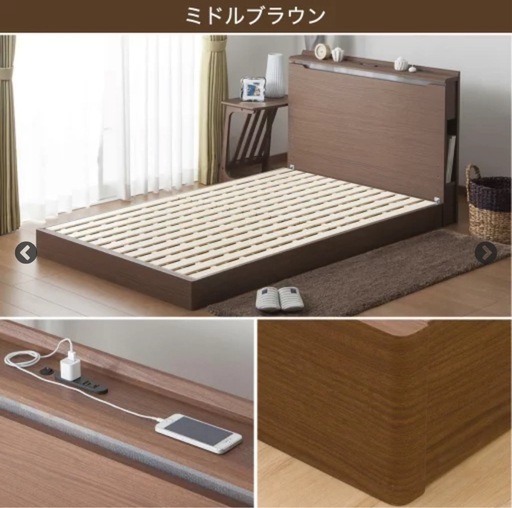 10/13まで★配送相談可★美品ニトリ ダブルベッド