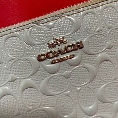 COACHコーチ　水色の長財布の画像