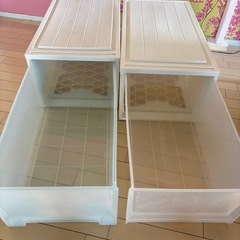 3段衣装ケース＆衣装ケース２つの画像