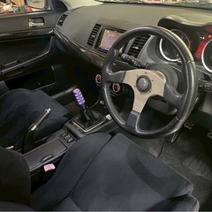 ランエボ10 マニュアルミッション　TE37 エアロ　マフラーの画像