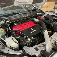 ランエボ10 マニュアルミッション　TE37 エアロ　マフラーの画像