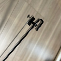 山崎実業　レンジフードなべ蓋ホルダー　ブラックなべ蓋ホルダー の画像