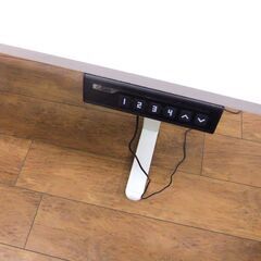 デスク 机 PCデスク 電動昇降式デスク WEIYE EGESD7 ホワイト 高さ 72cm～118cm 中古 札幌市厚別区 厚別店の画像