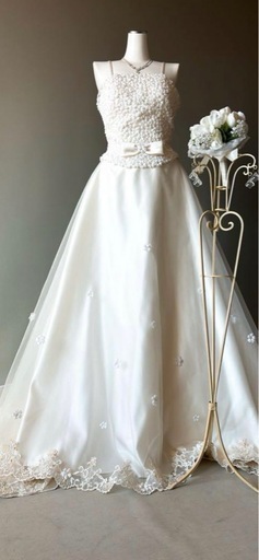 ウエディングドレス　結婚式　9号