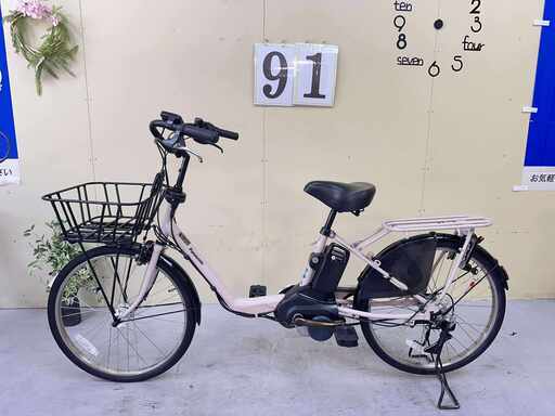 091整備済新基準パナソニック電動アシスト自転車22インチ中古車