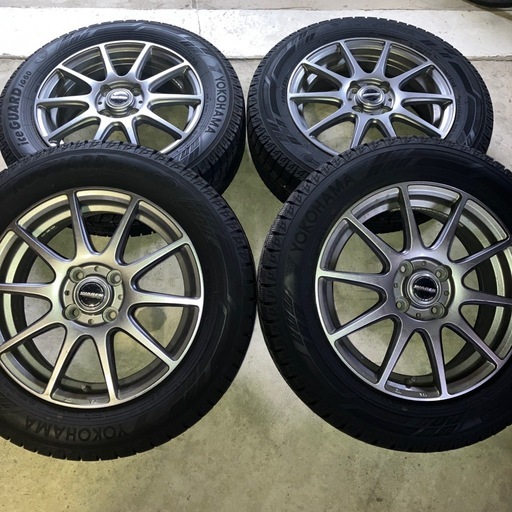 185/65-15｜2022年製｜ｽﾀｯﾄﾞﾚｽﾀｲﾔ｜ｱﾙﾐﾎｲｰﾙ付｜4本ｾｯﾄ｜溝あり