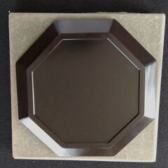 八角盆　菓子器　牛童子の画像