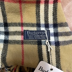 製品タグ付き未使用品burberrys バーバリーズ マフラー ストール ショール スカーフ ブラウン茶色ベージュノバチェックWOOLウール毛100％縦138横30イングランド製イギリス製英国製レディースメンズユニセックス女性用婦人男性用紳士男女兼用の画像
