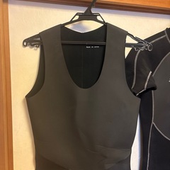 スプリングウェットスーツとラバーインナーの画像