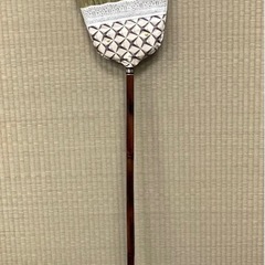 ◆美品中古◆　ほうき　座敷ほうき　長柄箒　長さ１３３ｃｍ　昭和　レトロ　舞台小物にもの画像