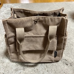 茶色  バッグの画像