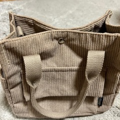 茶色  バッグの画像
