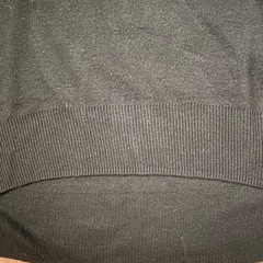 【H&M】タートルネックセーター　黒の画像