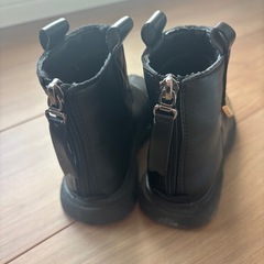 子供用保温牛皮ブーツ16.8cmの画像