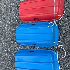 条件付き無料。草スキー　ソリ 3個セットの画像