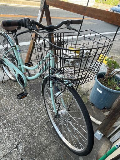 中古◆登録・保険すべて込々価格・26インチ　オートライト/変速付き軽快車