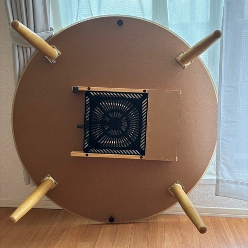 ☆受け渡し予定者決定☆ニトリ テーブル こたつ 円形 布団付き