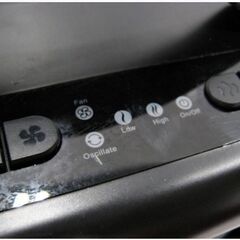 ファンヒーター　セラミックヒーター　H1809　動作良好　小型　首振り　速暖　大風量　電気ヒーター　ハンドル付き 足元ヒーター　暖房機器の画像