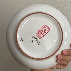 お皿　イタリア　の画像