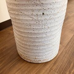 【中古】信楽焼 トライアングルデザイン傘立ての画像