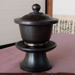 仏具 茶湯器　真鍮製の画像