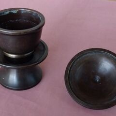 仏具 茶湯器　真鍮製の画像